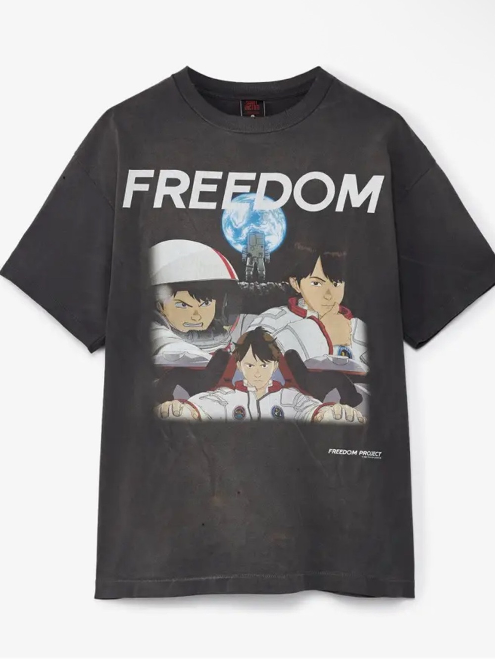 Saint Michael Freedom Graphic Tee - Black